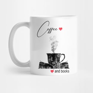 Cup of coffee and books Mug